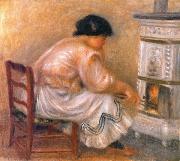 Femme au coin du poele, Pierre-Auguste Renoir